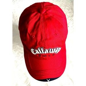 Callaway Red Golf Cap One Size Fits Most - Adjustable - 5th Annual Golf Classic